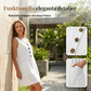 👗🌸 Ärmlös sommarklänning med U-ringning och fickor