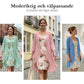 Elegant tvådelat set med chiffongklänning och kofta för dam