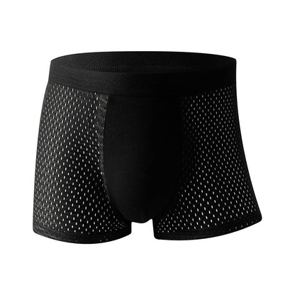 Ice Silk Mesh Antibakteriella boxerkalsonger som andas