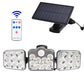 Trippel LED Solar vägglampa - Köp 2 och få fri frakt