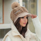 🎁Najlepszy prezent dla niej🎁👒-Damska ciepła czapka zimowa z krótkim rondem🥰